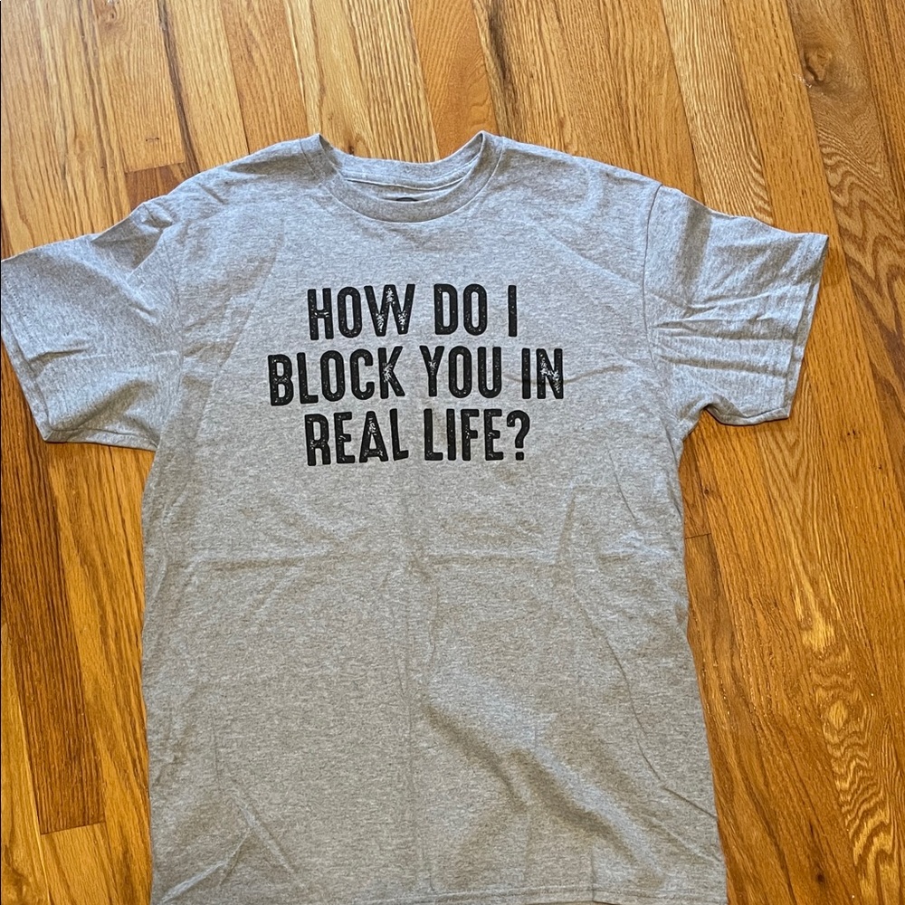 Sarcastic Gray Graphic men’s T-Shirt